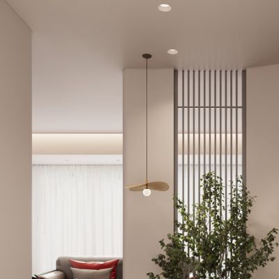 奶油诧寂中古风入户隔断端景玄关