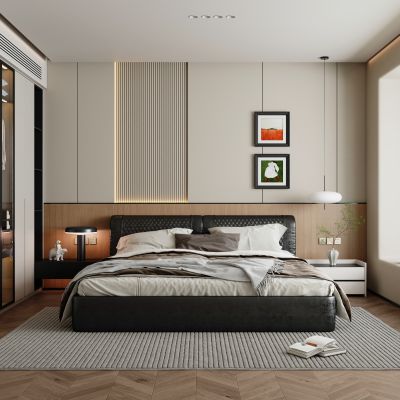 现代简约卧室