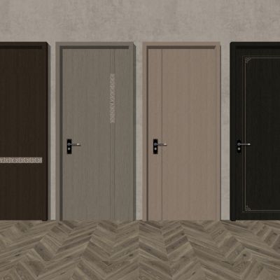 新中式门入户门房门单开门卧室门实木门办公室门