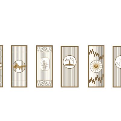 中式屏风隔断实木格栅实木屏风实木隔断花窗漏窗隔断