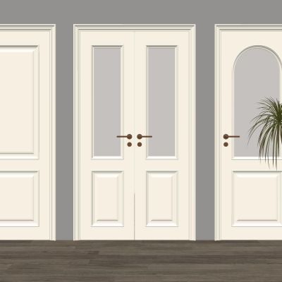 法式双开门法式单开门长虹玻璃门厨房门卫生间门卧室门平开门