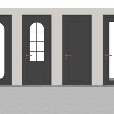 现代门入户门房门卧室门双开门单开门玻璃门长虹玻璃