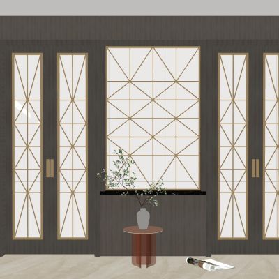 现代双开门玻璃门办公室门卧室门入户门玻璃门