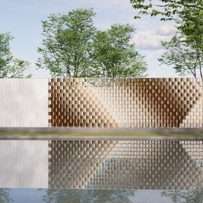 现代景墙围墙玻璃砖景墙户外景墙形象墙艺术景墙文化墙