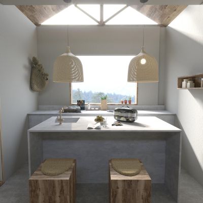 厨房 开放式厨房 吊灯 蓝牙音响