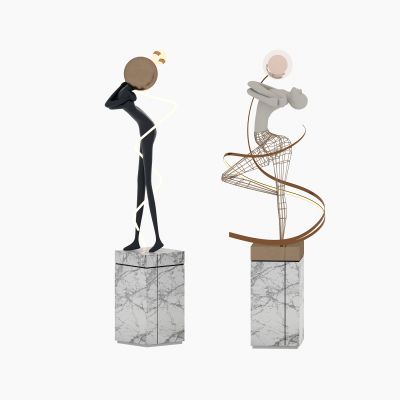 雕塑 潮玩 人物雕塑 装饰摆件 