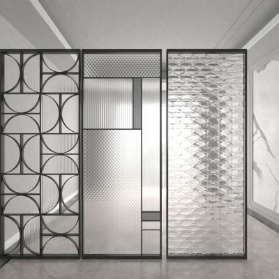 屏风 隔断 玻璃隔断