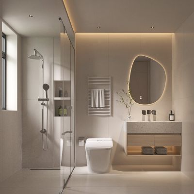 卫生间 浴室 浴室柜 马桶 淋浴间 花洒