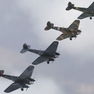 德国空军HE111轰炸机4套涂装