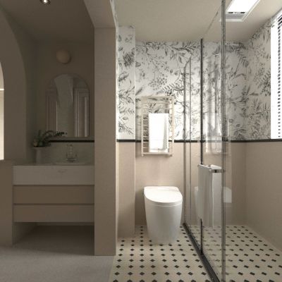 卫生间 浴室 浴室柜 马桶 淋浴间 花洒