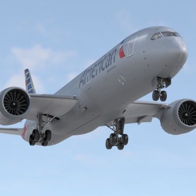 波音789梦想客机民航飞机带驾驶室7套涂装