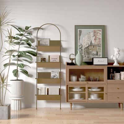 柜子 边柜 矮柜 餐边柜 书架 植物 盆栽 花盆 绿植 