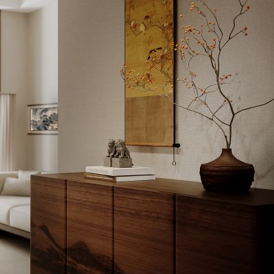 新中式柜子装饰物