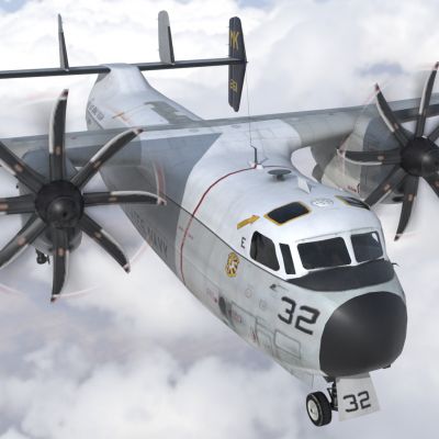 美国格鲁曼C2Greyhound灰狗舰载运输机