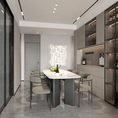 餐厅 餐桌椅组合 酒柜 餐边柜