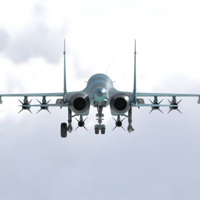 su34苏34战斗机2种涂装