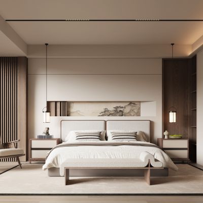 新中式宋式风卧室