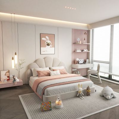 儿童房 卧室 女孩房 儿童玩具 吊灯 装饰摆件