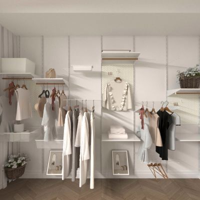 衣柜 衣帽间 衣架 衣物 花篮 挂衣区