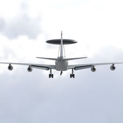 美国E3预警机3套涂装