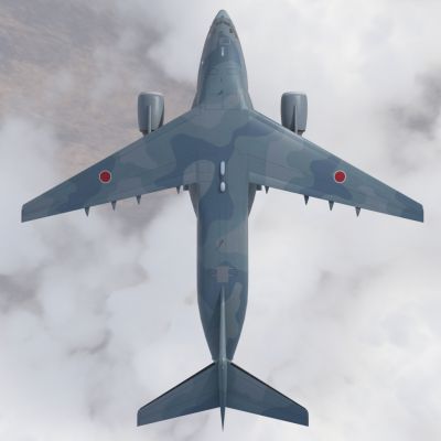 日本自卫队川崎C2大型运输机