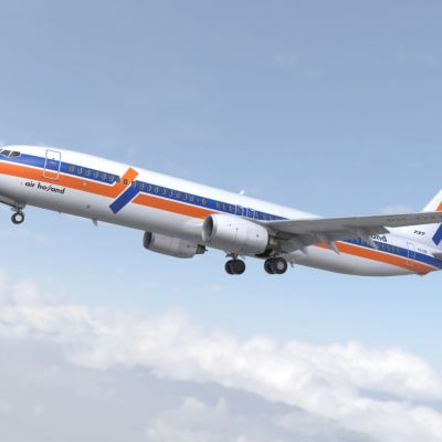 波音737900客机民航飞机带驾驶室10套涂装