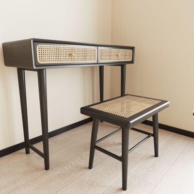 桌椅组合 梳妆台 