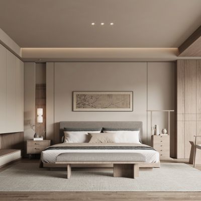 新中式宋式风卧室