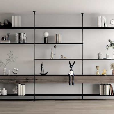 书架 书柜 书籍 边柜 储物柜 墙面置物架