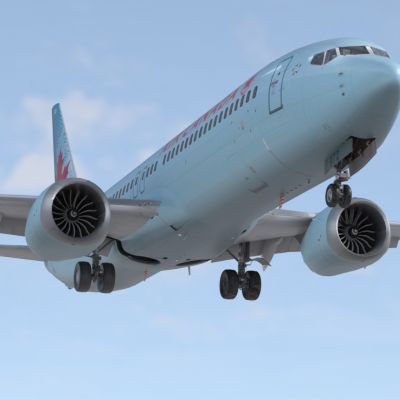 波音737max9客机民航飞机带驾驶室6套涂装