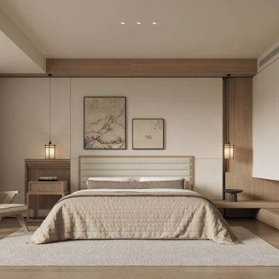 新中式宋式风卧室