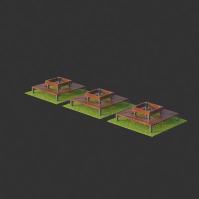 广场公园户外座椅 