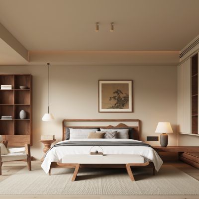 新中式宋式风卧室