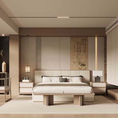 新中式宋式风卧室