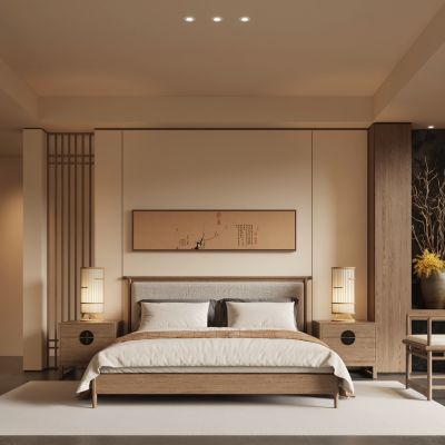 新中式宋式风卧室
