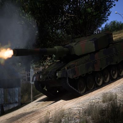 瑞士140mm豹2Panzer87​​坦克车