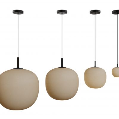 侘寂风吊灯 中古风吊灯 单头 纸质吊灯 布艺吊灯