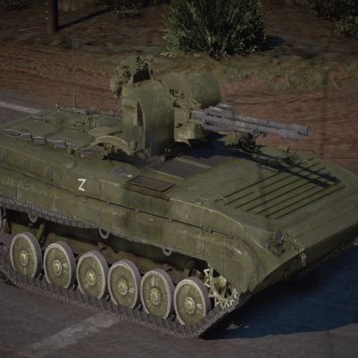 俄罗斯BMPZU23步兵防空战车