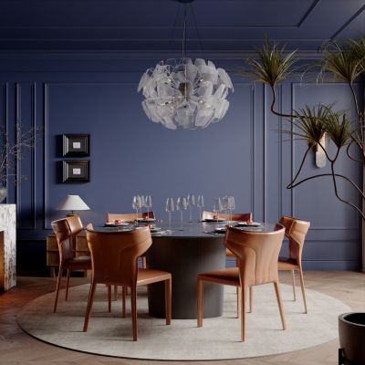 现代 极简 轻奢  餐厅 单椅 餐桌椅 摆件