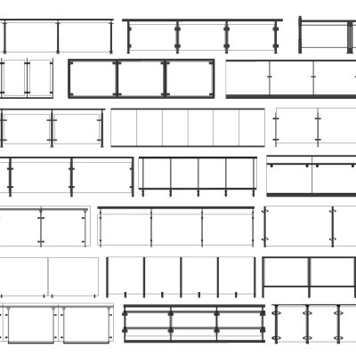 现代玻璃栏杆围栏护栏景观栏杆金属不锈钢护栏桥玻璃护栏
