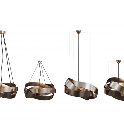 现代工业风吊灯 轻奢艺术灯 金属吊灯 吊灯组合