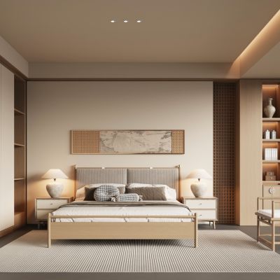 新中式宋式风卧室