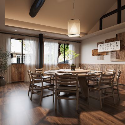 新中式民宿包厢