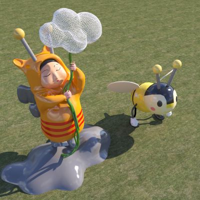 现代网红动物装饰雕塑小品