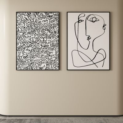 抽象装饰画挂画