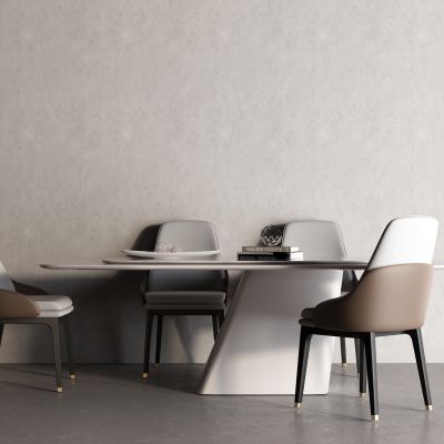 后现代大理石餐桌