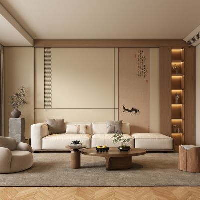 新中式客厅沙发