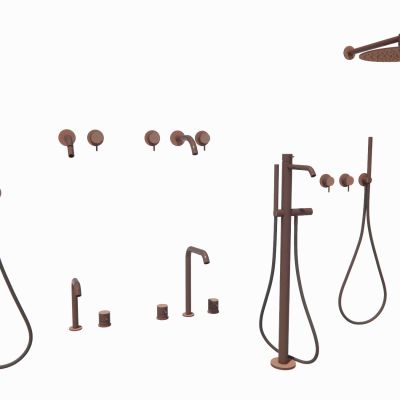 现代水龙头金属水龙头花洒卫浴用品五金构件卫浴组合喷头