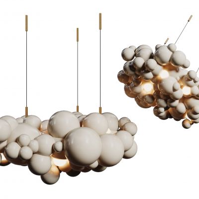 现代球形吊灯 玻璃球吊灯 轻奢吊灯 金属吊灯 吊灯组合