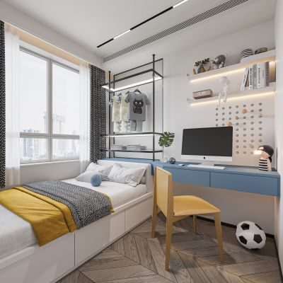 现代榻榻米卧室